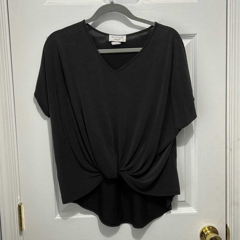 Dressy black top
